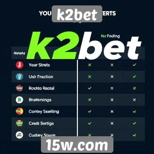 Comparativo entre k2bet e outros sites de apostas